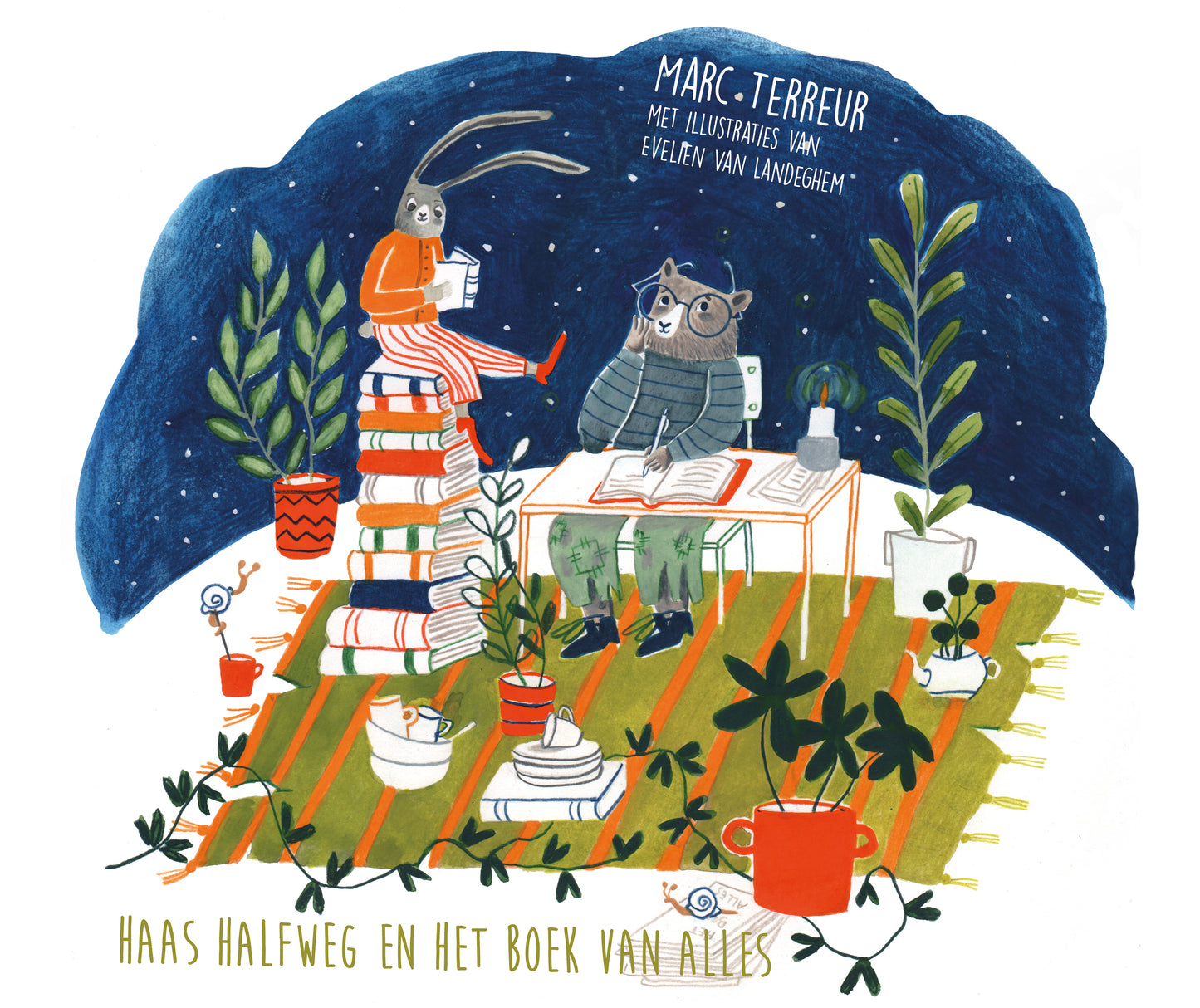 'Haas Halfweg en het Boek van Alles' - harde kaft (NL)