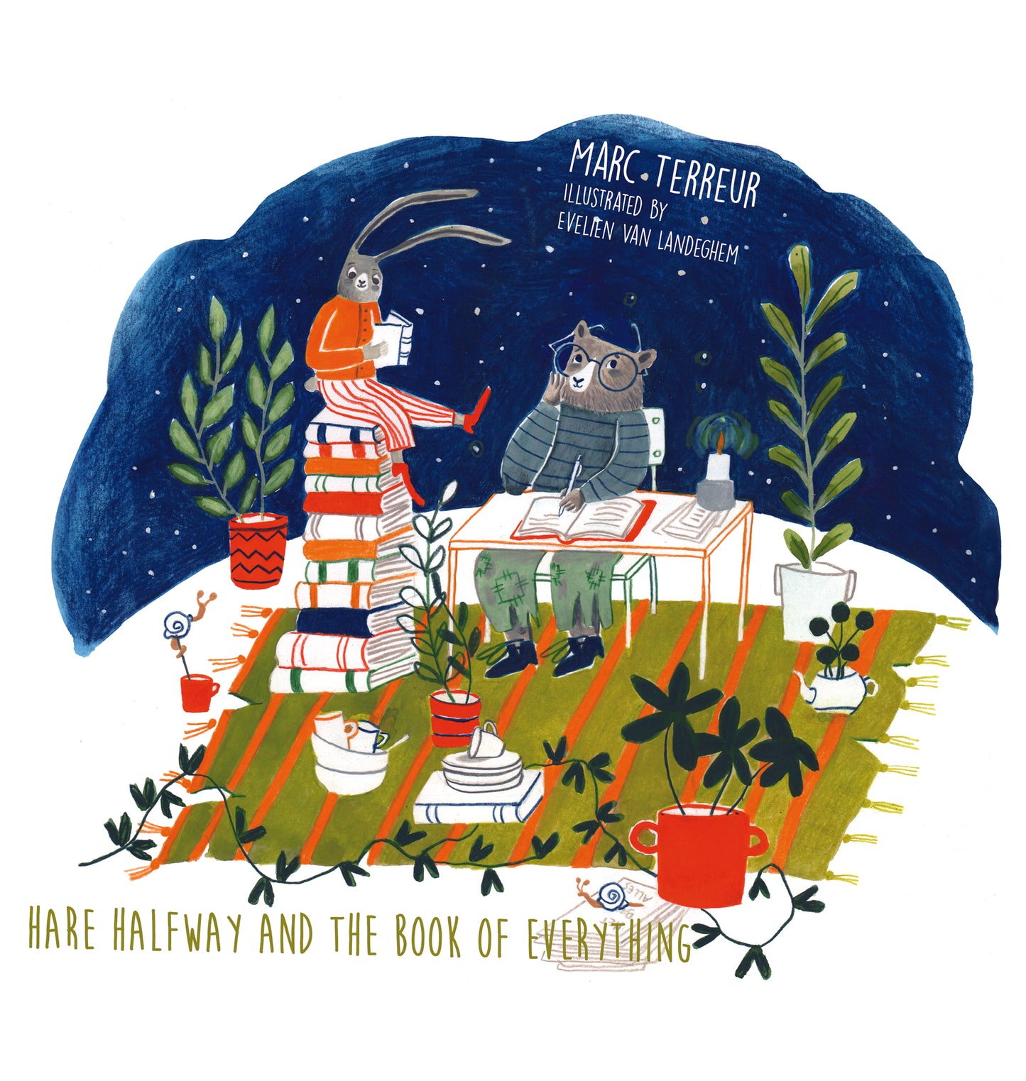 book 'Hare Halfway and the Book of Everything' - hardcover (EN)